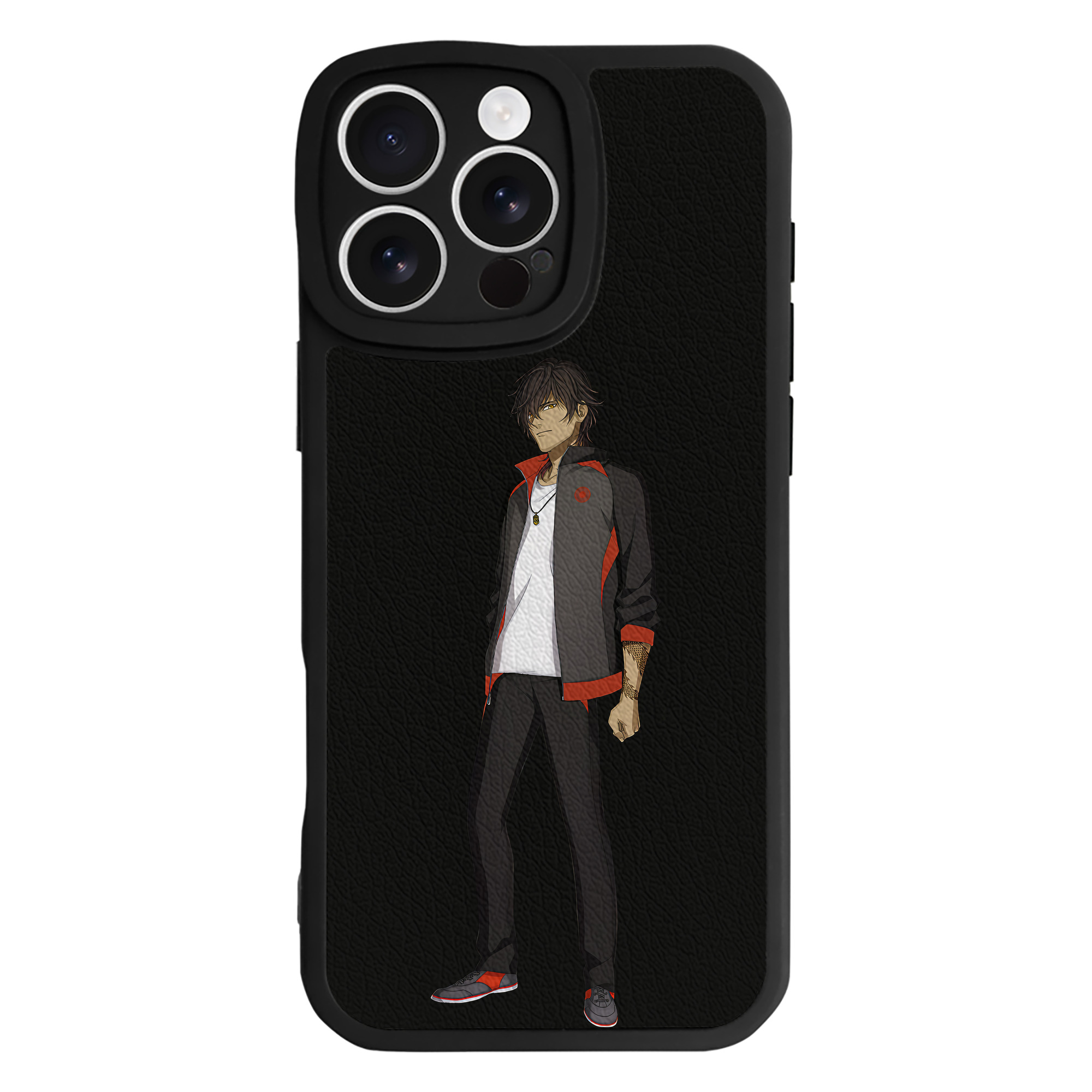 （画像用） 刀剣乱舞 Touken Ranbu 【iPhone 16シリーズ対応】シリコンスマホケース（レザー調） 材質：シリコン
